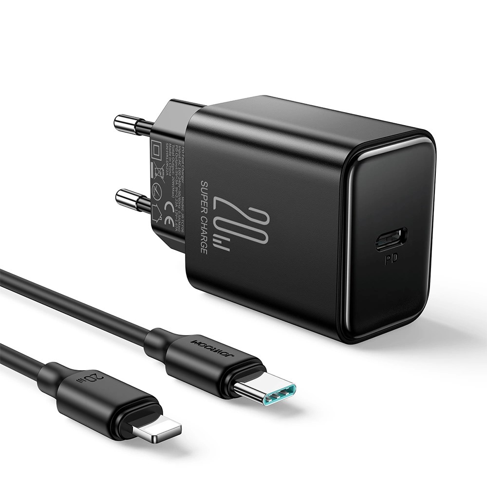 Incarcator Joyroom USB C 20W PD Joyroom JR-TCF06 USB C- Cablu Lightning - 1 | YEO